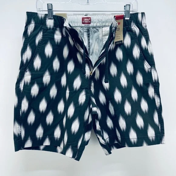 Levi’s XX Chino Shorts Men's LEZ Taper Black & White Stretch Casual Sz M New - Picture 4 of 12